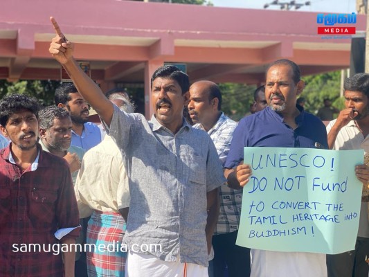 பௌத்த மயமாகும் சுழிபுரம் முருகன் கோயில்?- தமிழ்த் தேசிய மக்கள் முன்னணி  இன்று  போராட்டம்! samugammedia 